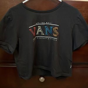 Embroidered crop top